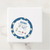 Hole in One Golf Boy Verjaardag Bedankjes Labels (In situ)