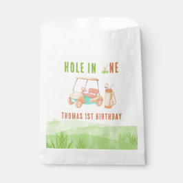 Hole In One Golf First Birthday Party Bedankzakje