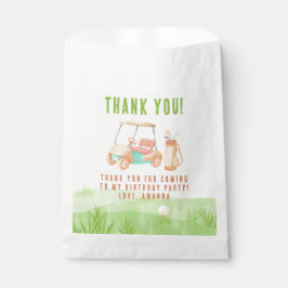 Hole In One Golf First Birthday Thank you Bedankzakje