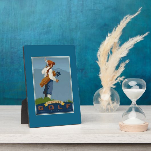 Hole-in-one golf fotoplaat (Zijkant)