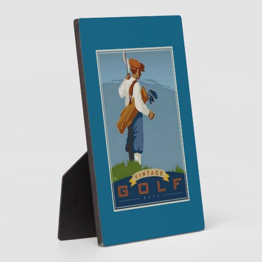 Hole-in-one  golf fotoplaat (Zijkant)