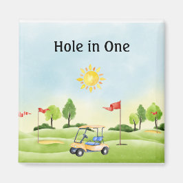 Hole in One Golf Magnet