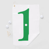 Hole in One Golf Towel Golfhanddoek (Insitu)