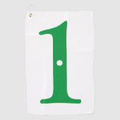 Hole in One Golf Towel Golfhanddoek (Voorkant)