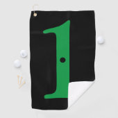 Hole in One Golf Towel Golfhanddoek (Insitu)