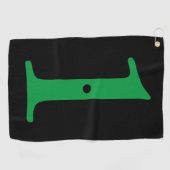 Hole in One Golf Towel Golfhanddoek (Horizontaal)