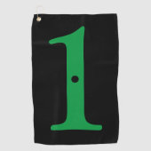 Hole in One Golf Towel Golfhanddoek (Voorkant)