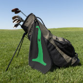 Hole in One Golf Towel Golfhanddoek (Groen)