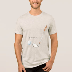 Hole in One Golfclub Bal Tri-Blend Shirt