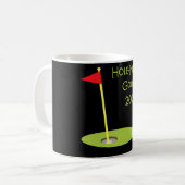 Hole In One Golfer 2021 Golf Hole In One Golfing  Koffiemok (Voorkant links)