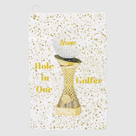 Hole in One Golfer Golfhanddoek