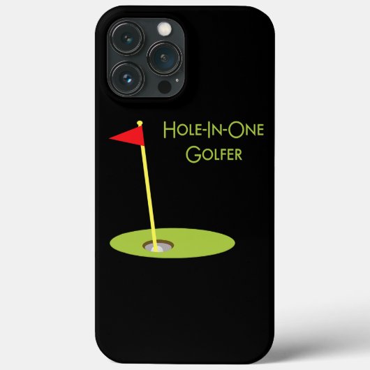 Hole in one Golfer Sport leek Golfdesign Case-Mate iPhone Case (Achterkant)