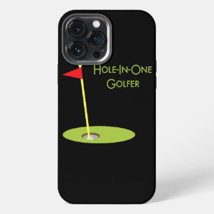 Hole In One Golfer Sport Themagolf Ontwerp iPhone 13 Pro Max Hoesje