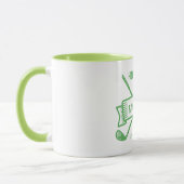 Hole-in-One Golfmok - Gepersonaliseerd Golfer Cade Mok (Links)