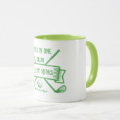 Hole-in-One Golfmok - Gepersonaliseerd Golfer Cade Mok (Voorkant rechts)