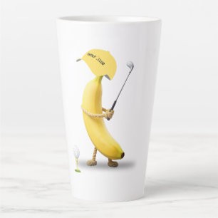 Hole In One – Grappige Banaan Golfclub Cartoon Ret Latte Mok