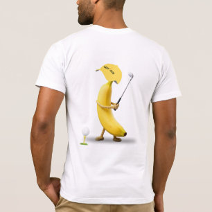 Hole In One – Grappige Banaan Golfclub Cartoon Ret T-shirt
