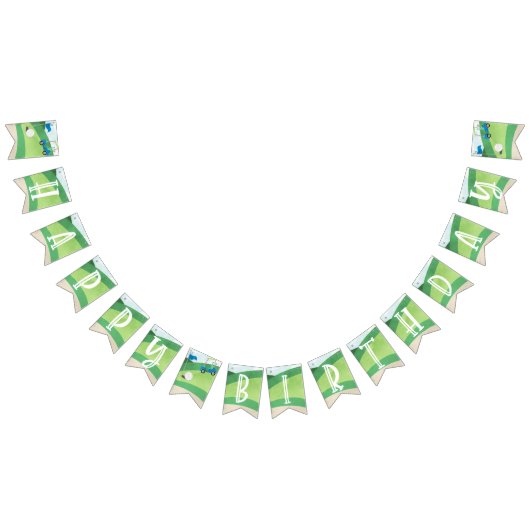 Hole in One Happy Birthday, Boy Golf Vlaggetjes (Alle)