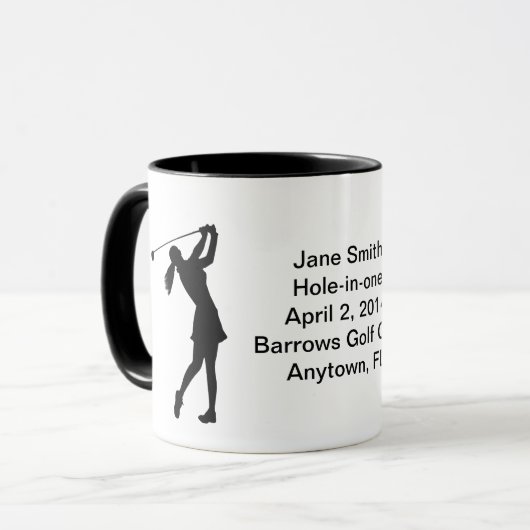 Hole-in-One herdenkingsMok Mok (Voorkant links)