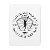 Hole in One Klassiek Gepersonaliseerd Golf Magneet (Verticaal)