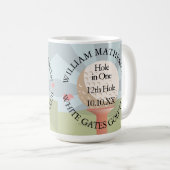 Hole in One Klassieker Gepersonaliseerd Koffiemok (Voorkant rechts)