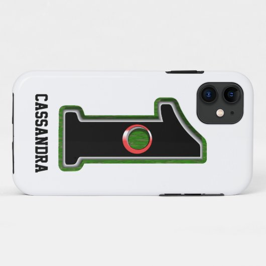 Hole in One Lucky Golfer Gepersonaliseerd Case-Mate iPhone Case (Achterkant (horizontaal))