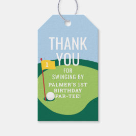 Hole in One Meisjes Golffeest Favor Label Cadeaulabel