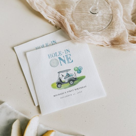 Hole-in-One Mini Golf Party Servet