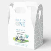 Hole-in-One Mini Golf Thema Verjaardagsgunst Box Bedankdoosjes (Geopend)