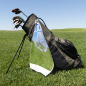 Hole In One Nice Shot Golf Towel Golfhanddoek (Groen)