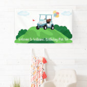 Hole in One Par T-shirt Golf Eerste Verjaardag Wel Spandoek (Insitu)