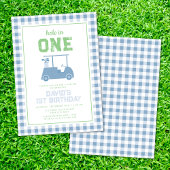 Hole in One Par Tee Boy 1e verjaardag Kaart