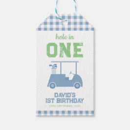 Hole in One Par Tee Jongens Verjaardag Bedankt Cadeaulabel
