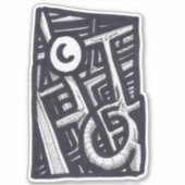 Hole in One? Sticker (Voorkant)