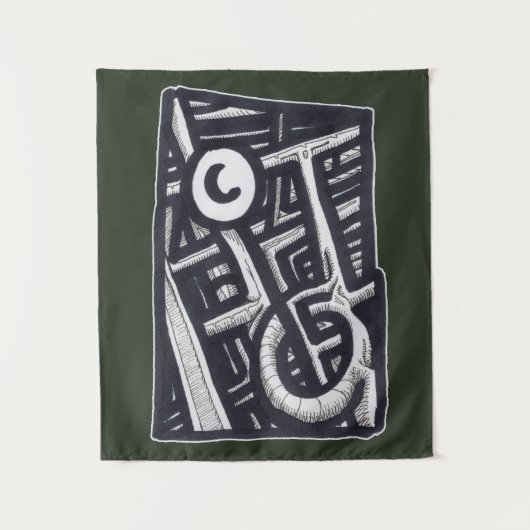 Hole in One? Wandkleed (Voorkant)