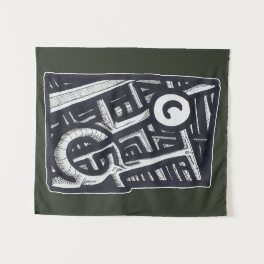 Hole in One? Wandkleed (Voorkant (horizontaal))