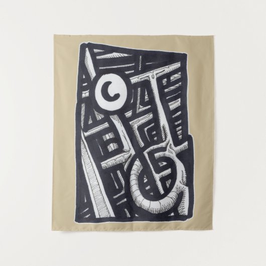 Hole in One? Wandkleed (Voorkant)