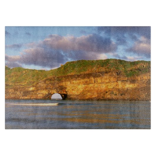 Hole In The Wall aan de Wilde Kust Snijplank (Voorkant)
