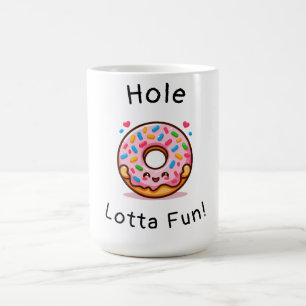 Hole Lotta Fun- Schattigee Donut Koffiemok