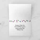 Hole Lotta Love, Donut Pun, Romantisch Ik mis je Kaart (Binnen)