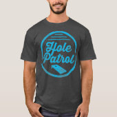 Hole Patrol Retro Cornhole Team Duo  T-shirt (Voorkant)