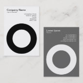 Holed Circle Visitekaartje (Voorkant / Achterkant)