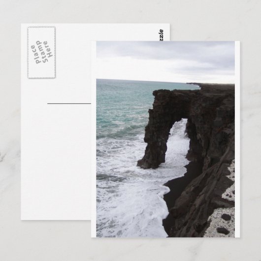 Holei Zee Arch Hilo Big Island Hawaii Briefkaart (Voorkant / Achterkant)