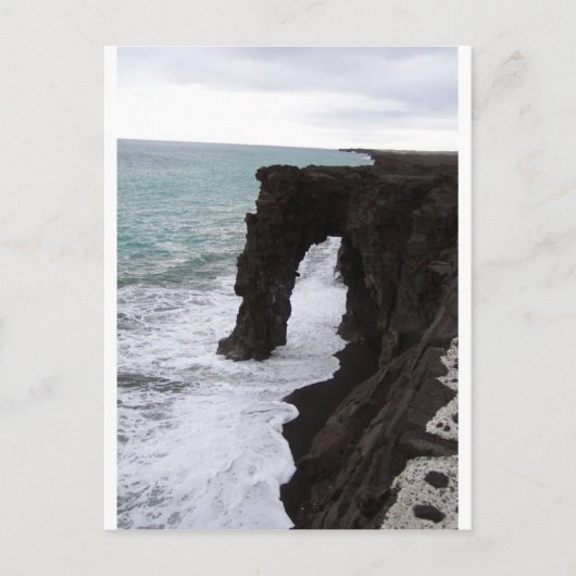 Holei Zee Arch Hilo Big Island Hawaii Briefkaart (Voorkant)