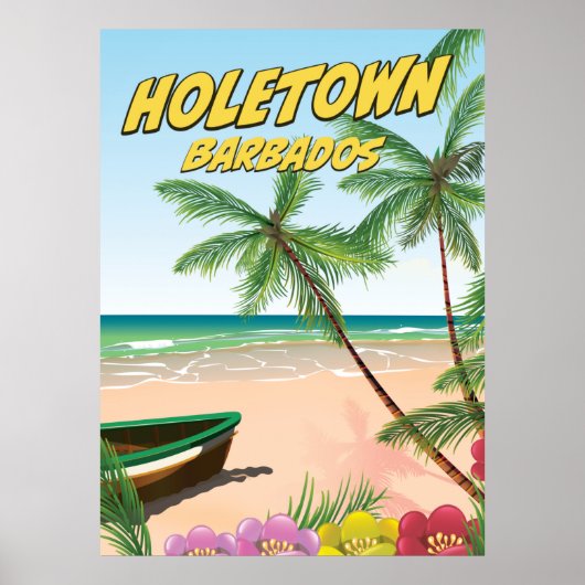 Holetown Barbados Poster (Voorkant)