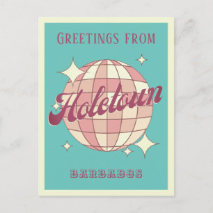 Holetown Barbados vakantie Retro Briefkaart