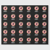 Holey Donut Funny Food Pun Cadeaupapier (Vlak)