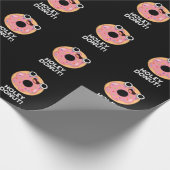 Holey Donut Funny Food Pun Cadeaupapier (Hoek)