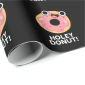 Holey Donut Funny Food Pun Cadeaupapier (Rol Hoek)