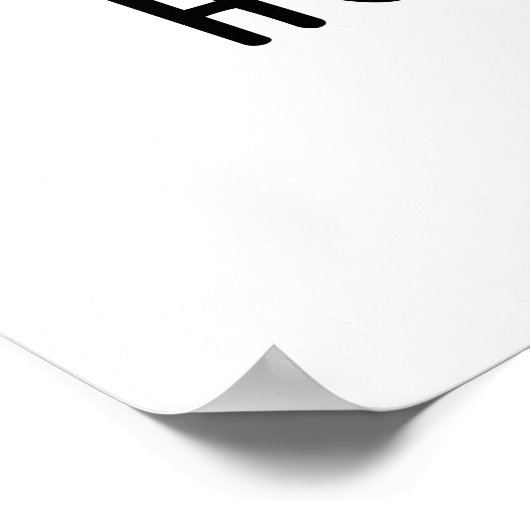 Holey Koe Funny Animal Pun Poster (Hoek)